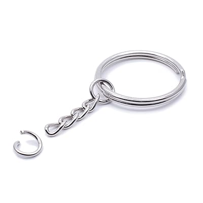 Split ring keychain
